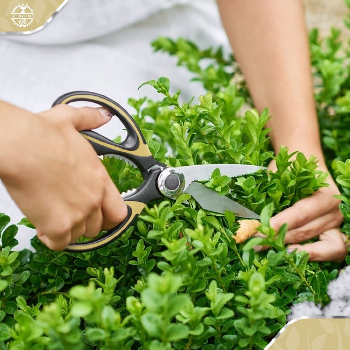 Deer and Oak kitchen scissors - food scissors - meat scissors - stainless steel scissors - bottle opener - scale scraper - nut cracker - premium scissors - sharp scissors