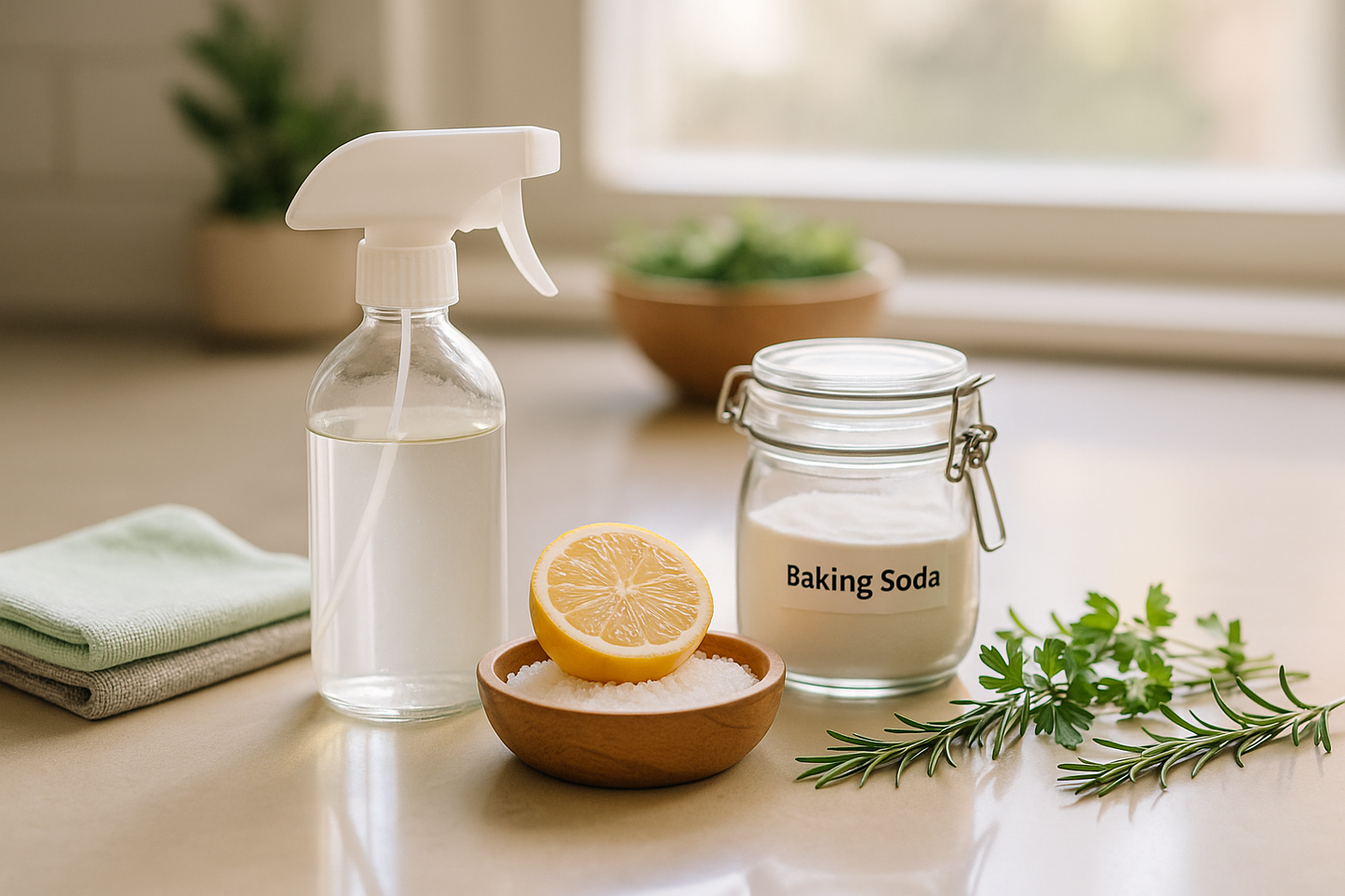 Natural Ways to Disinfect Kitchen Surfaces Safely