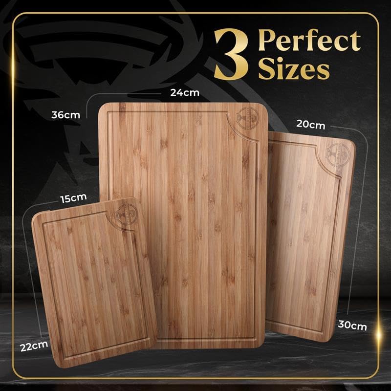 
                  
                    3-Piece Bamboo Chopping Board Set
                  
                