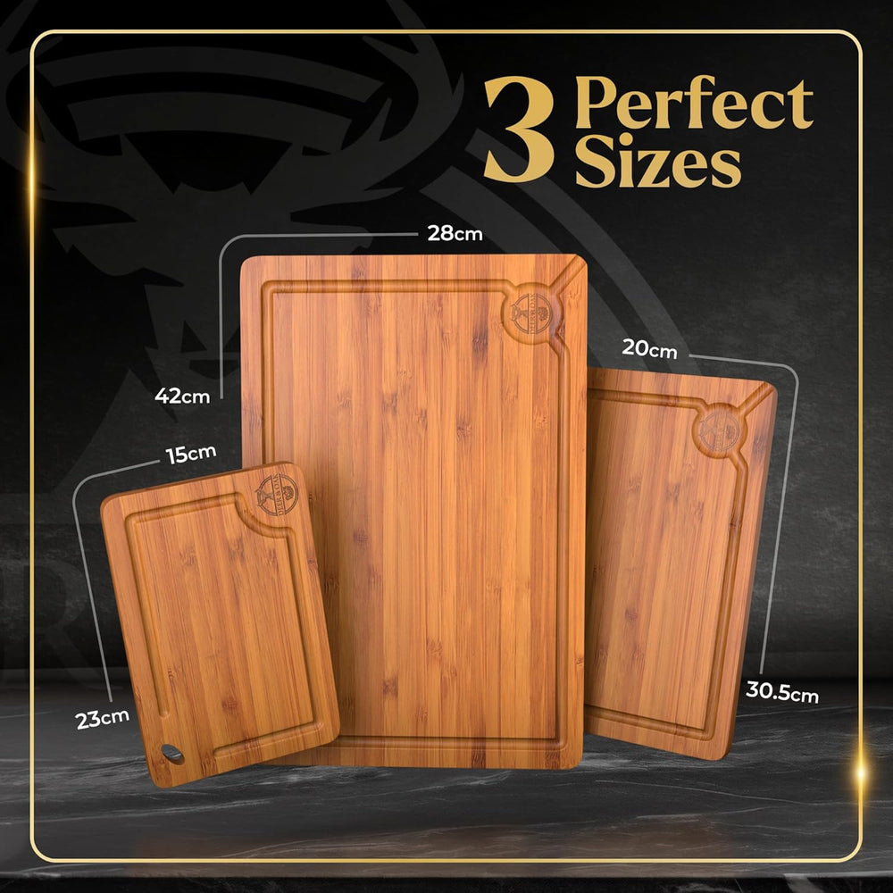 
                  
                    3-piece Carbonised Bamboo Chopping Board Set
                  
                