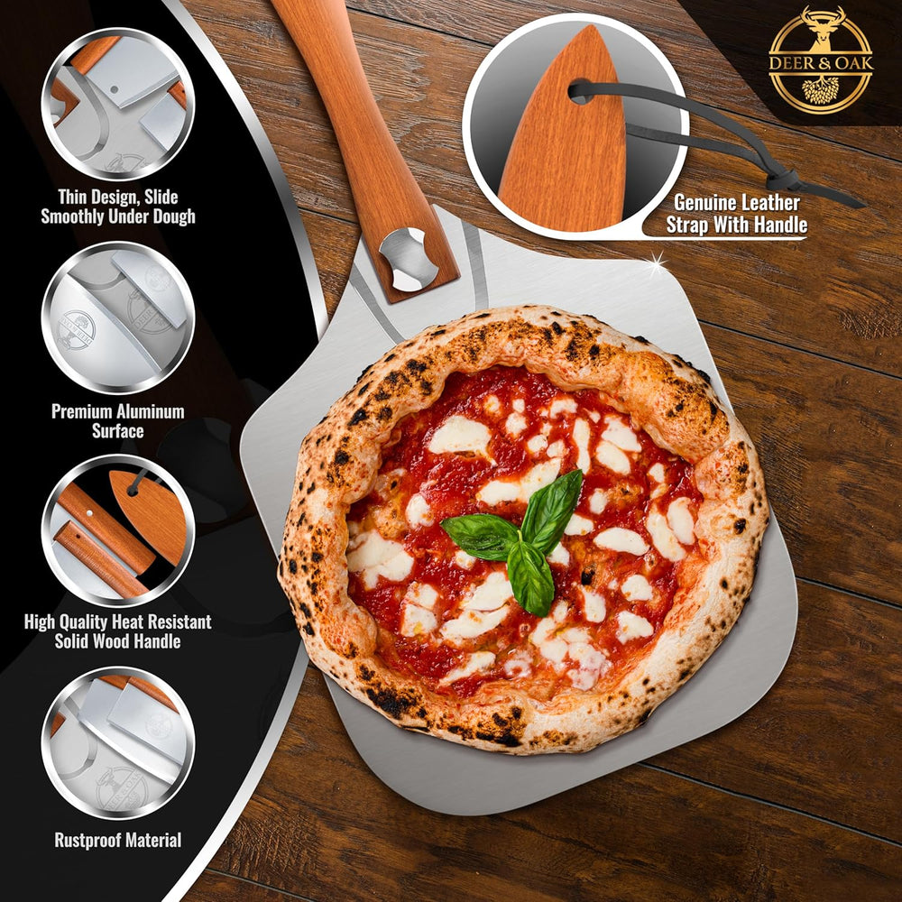 
                  
                    Foldable Pizza Peel, Rocker & Dough Scraper Set
                  
                