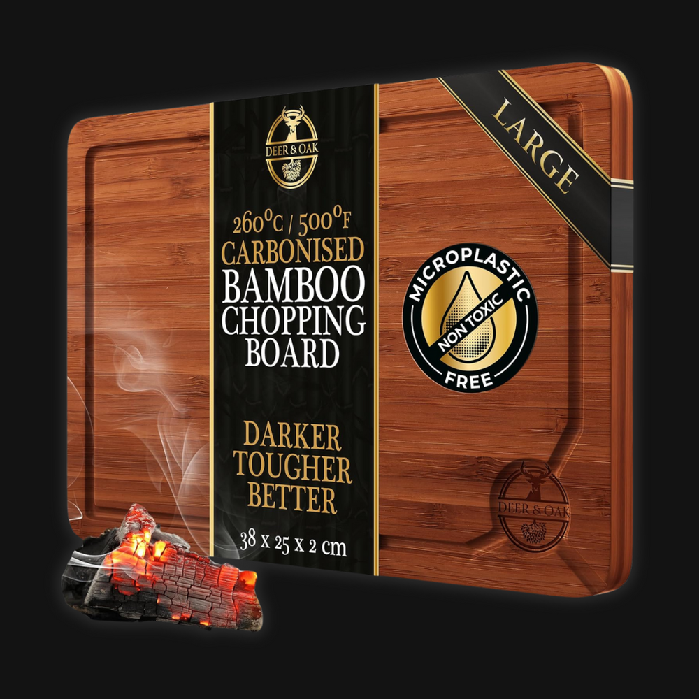 
                  
                    Large Carbonised Bamboo Wood Chopping Board
                  
                
