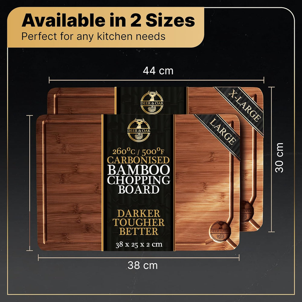 
                  
                    Large Carbonised Bamboo Wood Chopping Board
                  
                