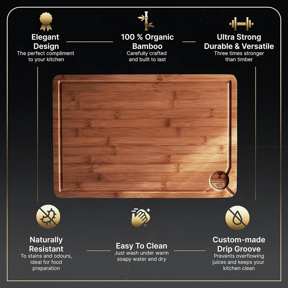 
                  
                    Large Carbonised Bamboo Wood Chopping Board
                  
                
