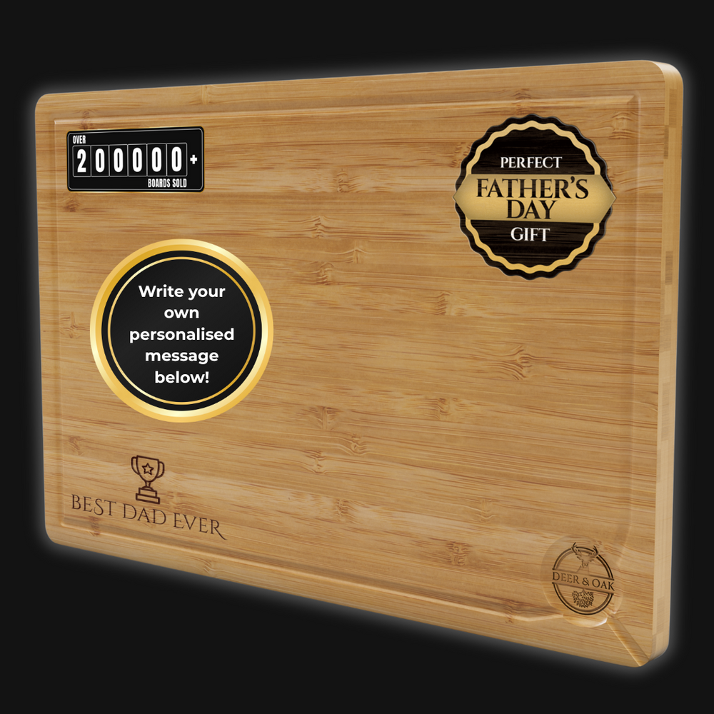 Bamboo Chopping Board Extra Large - Personalise your board