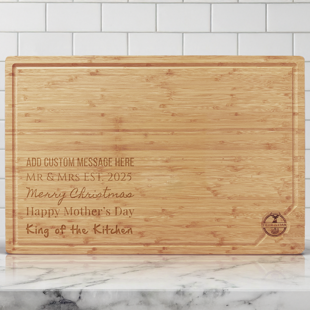 
                  
                    Personalised bamboo XXXL chopping board- cutting board - cheese board - charcuterie board - kitchen chopping board - durable wood chopping board
                  
                