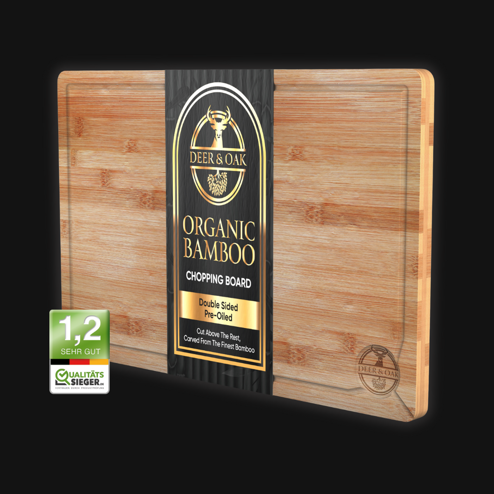 Premium Wooden Bamboo Chopping Cutting Board