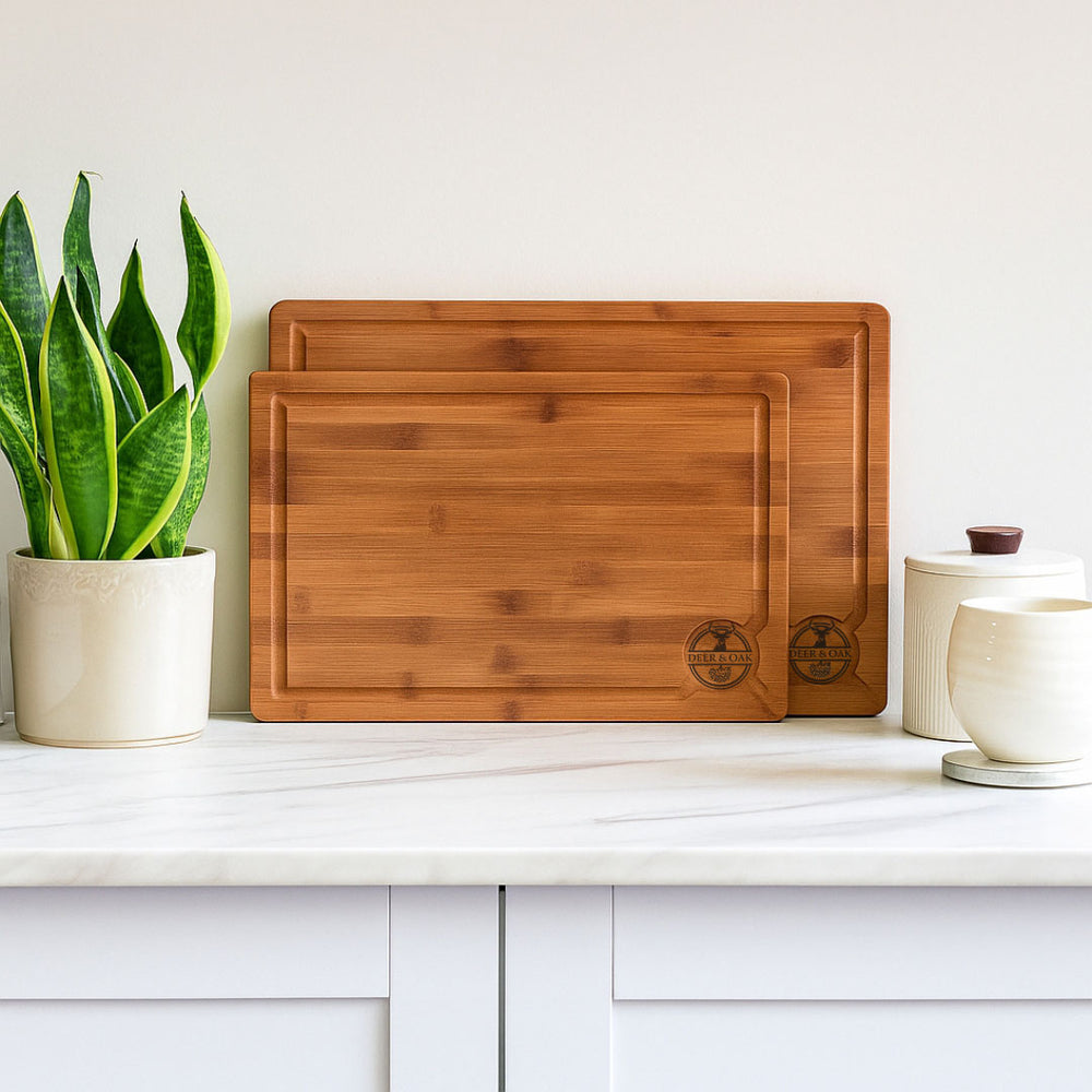 
                  
                    Extra Large Carbonised Bamboo Wood Chopping Board
                  
                