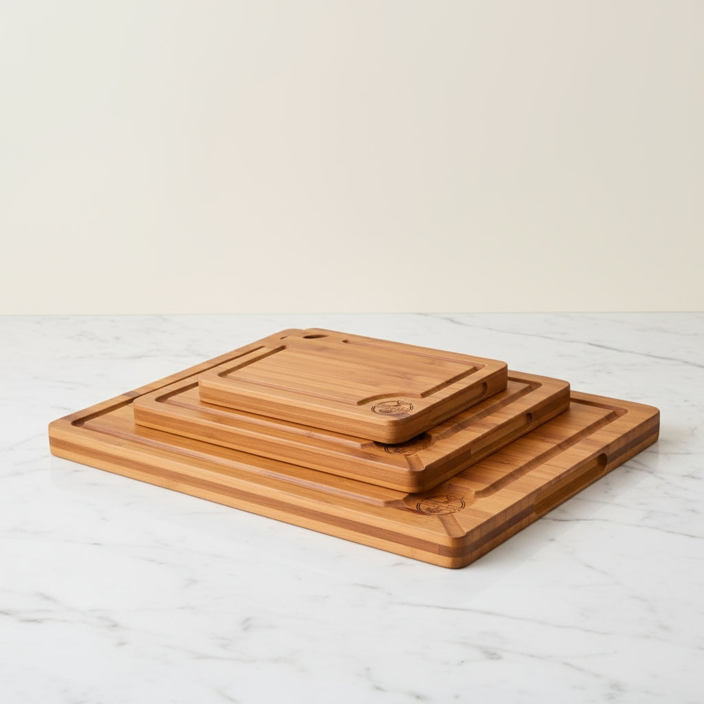 
                  
                    3-piece Carbonised Bamboo Chopping Board Set
                  
                